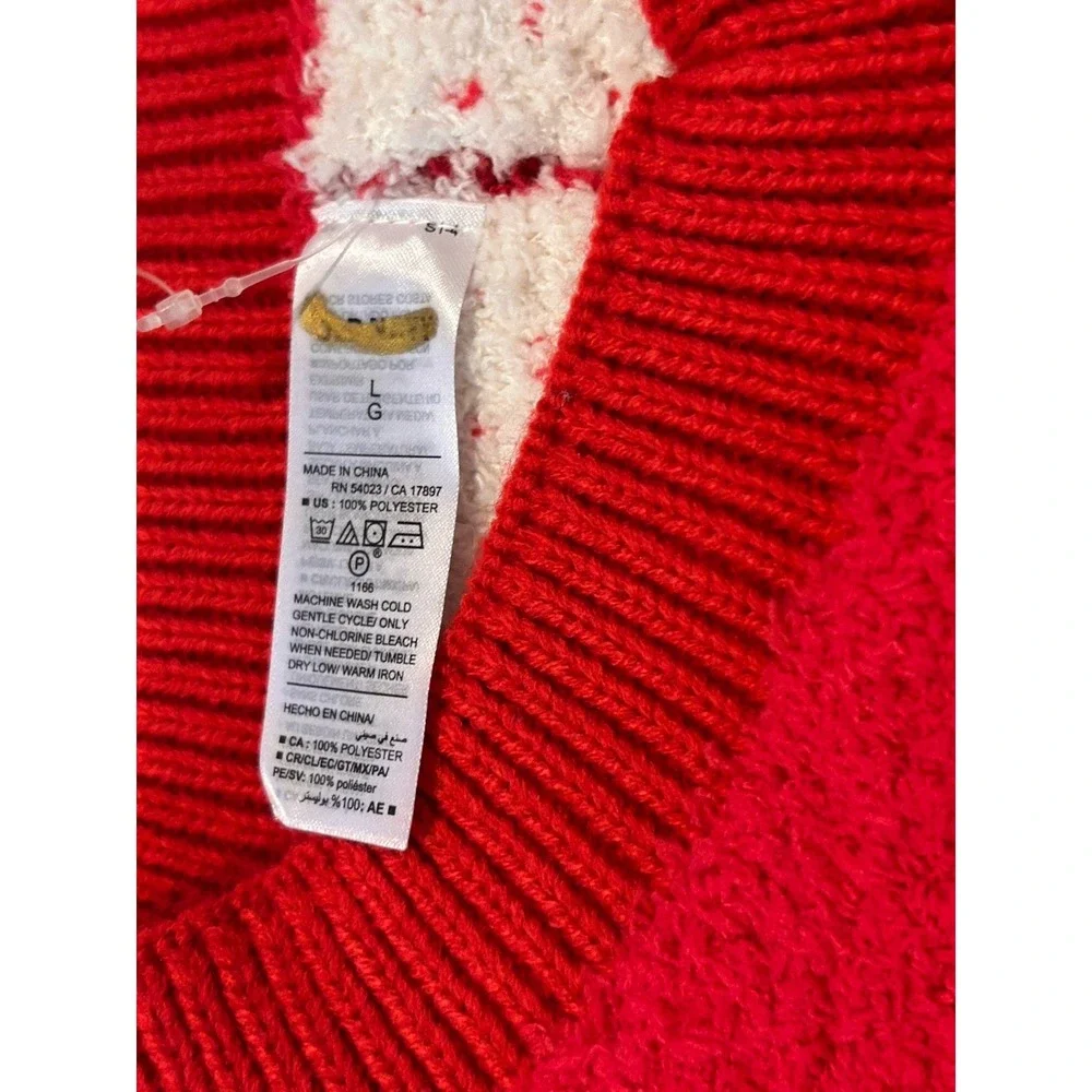 Old Navy Size Large‎ Pet/ Dog Christmas Sweater Elf NEW